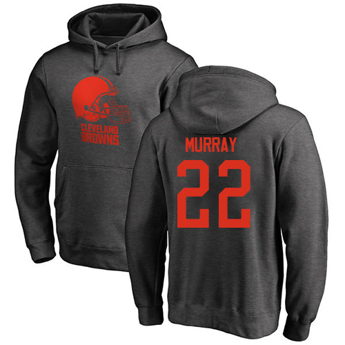 Men Cleveland Browns Eric Murray Ash Jersey #22 NFL Football One Color Pullover Hoodie Sweatshirt